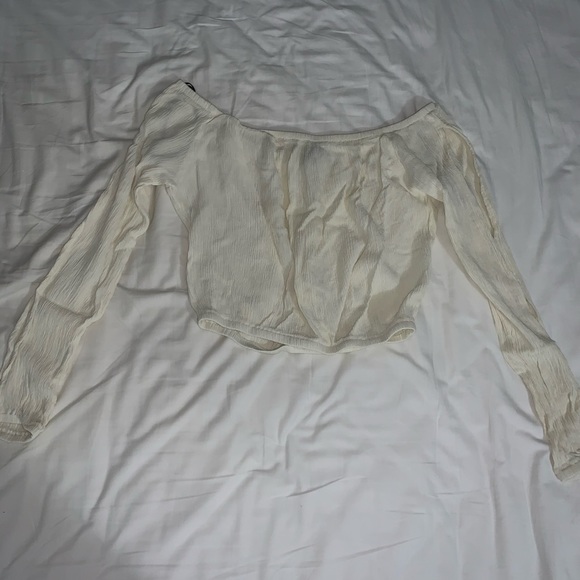 Cream crop top - Picture 2 of 2